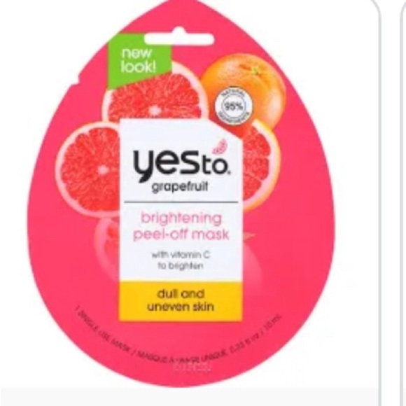 4pack yes to coconut hydrating paper mask & grapefruit brightening peel-off mask - Picture 2 of 10